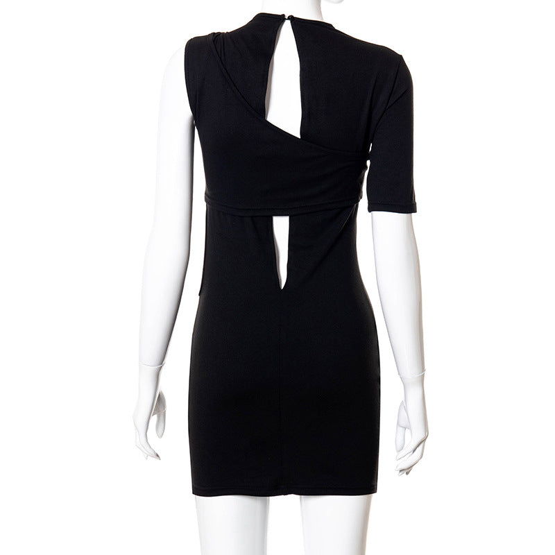 Sexy Black Bodycon Dress with Cutouts on The Sides Street Fashion Club ...