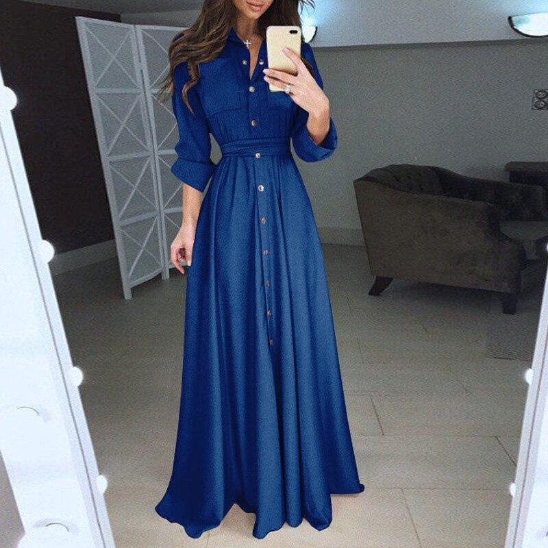womens shirt dress maxi