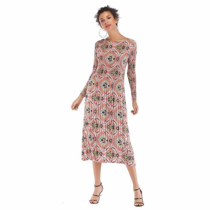 Medium and Long Style with Porcelain Flower Dress Chiffon Skirt – Hplify