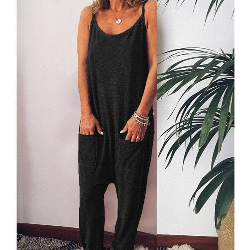 ladies sleeveless jumpsuits