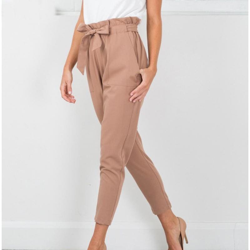 Up Pencil Pants Women Trousers High Waist Streetwear Vintage Pant – Hplify