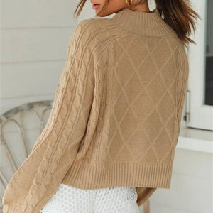 Wonderbaarlijk Winter Fashion Women Loose Knitted Sweater Elegant Long Sleeve JM-92