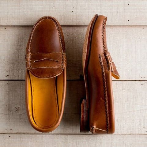Women Vintage Slip On Loafers Low Heel PU Leather Loafers