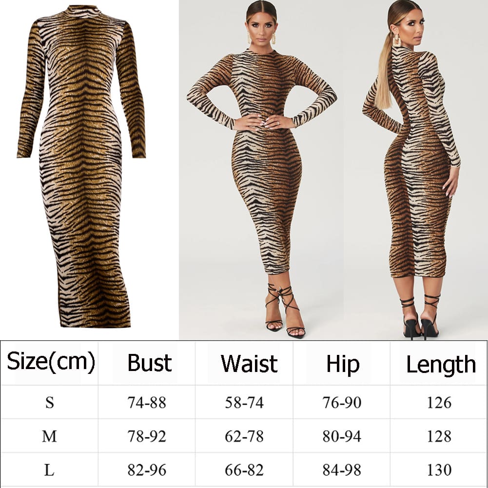 New Fashion Womens Long Sleeve Stretch Package Hip Bodycon Long Dress Ladies Casual Holiday Party Clubwear