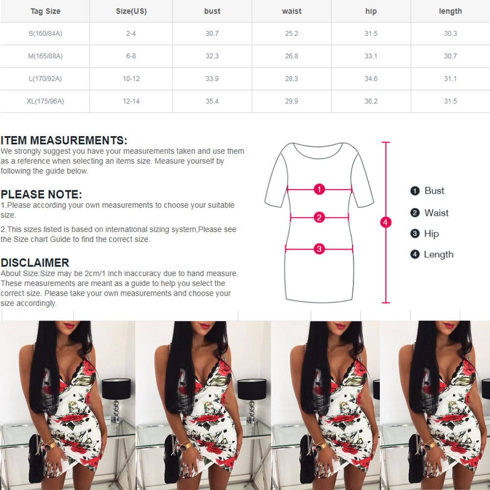 Womens Asymmetric Bodycon Dress Floral Ladies Casual Sleeveless V Neck Holiday Summer Party Slim Mini Dress