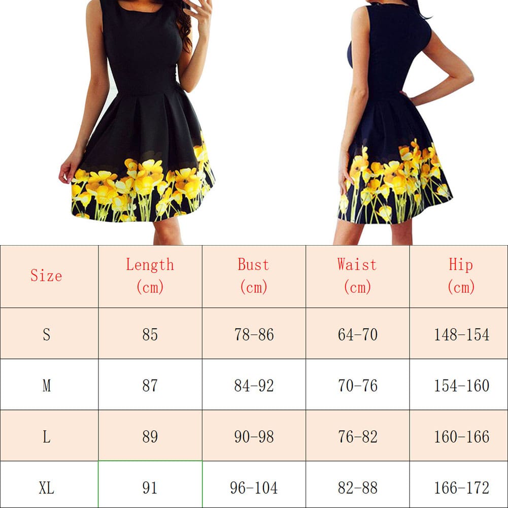 Summer Women Casual Strappy Dress New Fashion Boho Floral Sundress Ladies High Waist Beach Holiday Sundress Lady Clothing