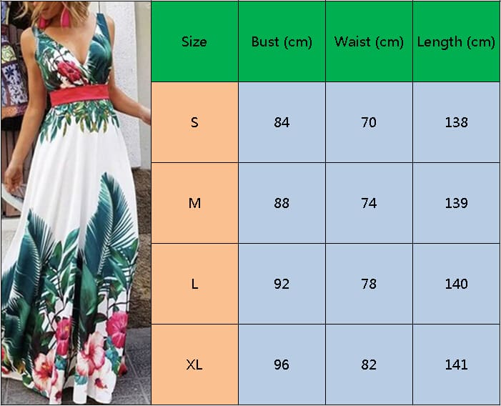 Women Fashion Long Bridesmaid Boho Floral Dresses Fashion Elegant Ladies Deep V-Neck Summer Holiday Prom Sundress