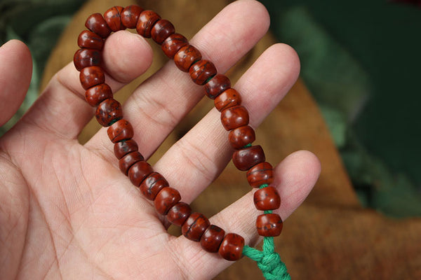 Hamsa Mala Necklace | 108 agate mala beads, Buddhist prayer beads