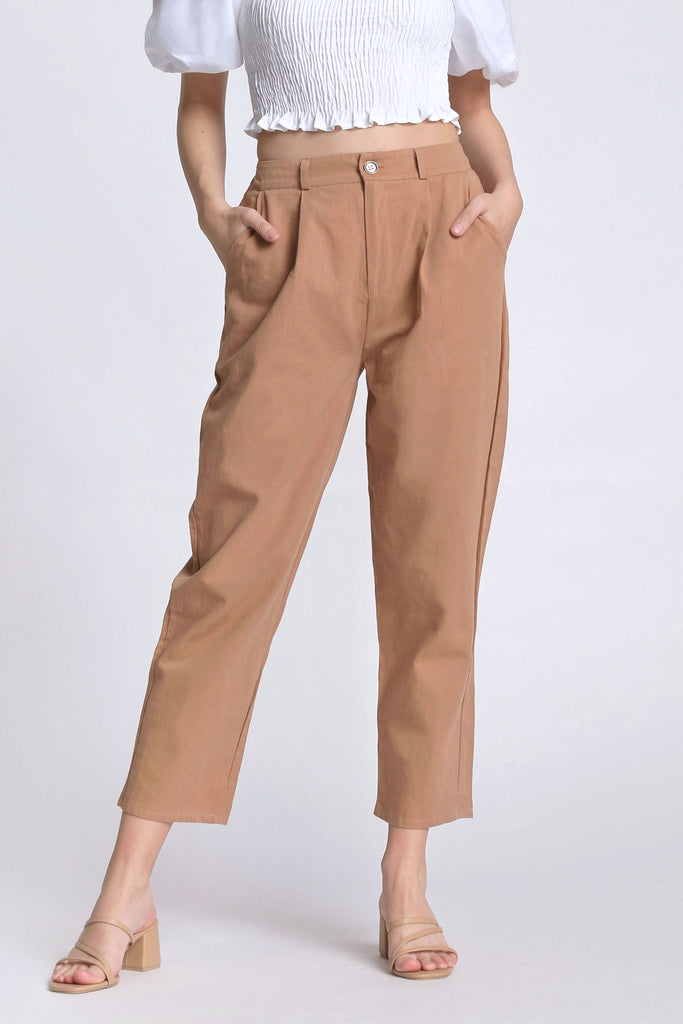 Solana Pant, Men's Taupe Casual Pants