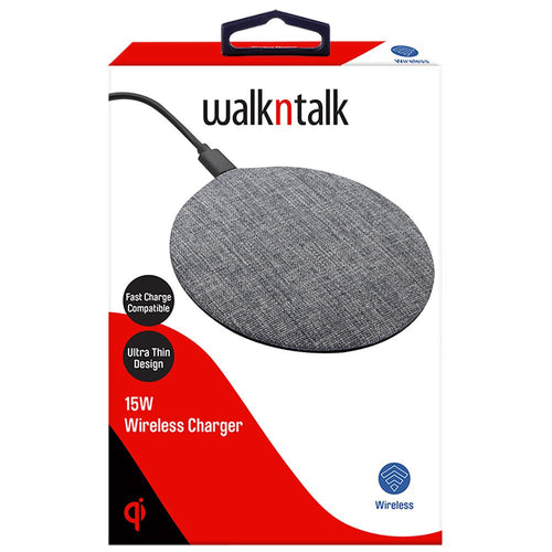Wireless Charger 15W Grey – WalknTalk