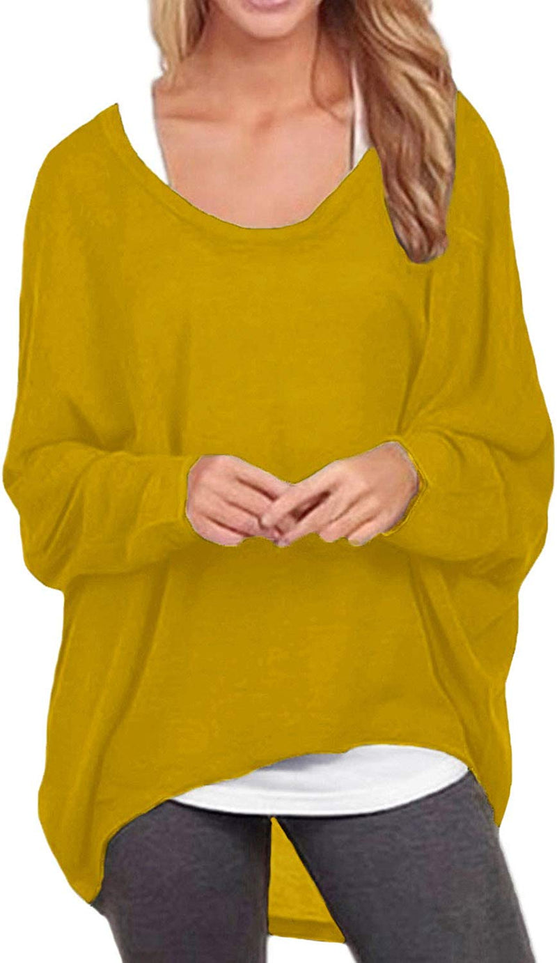 Women's Batwing Sleeve Off Shoulder Loose Oversized Baggy Tops Sweater –  Annabella Creations