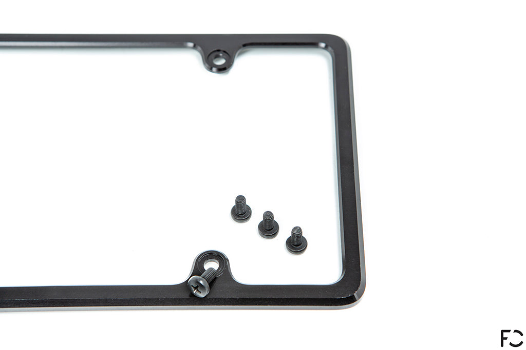 Future Classic Aluminum Plate Frame + Hardware Kit