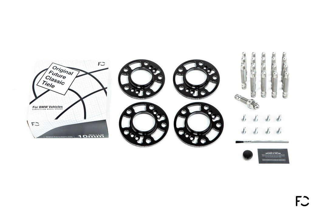 BMW Titanium Wheel Stud + Spacer Combo Kit