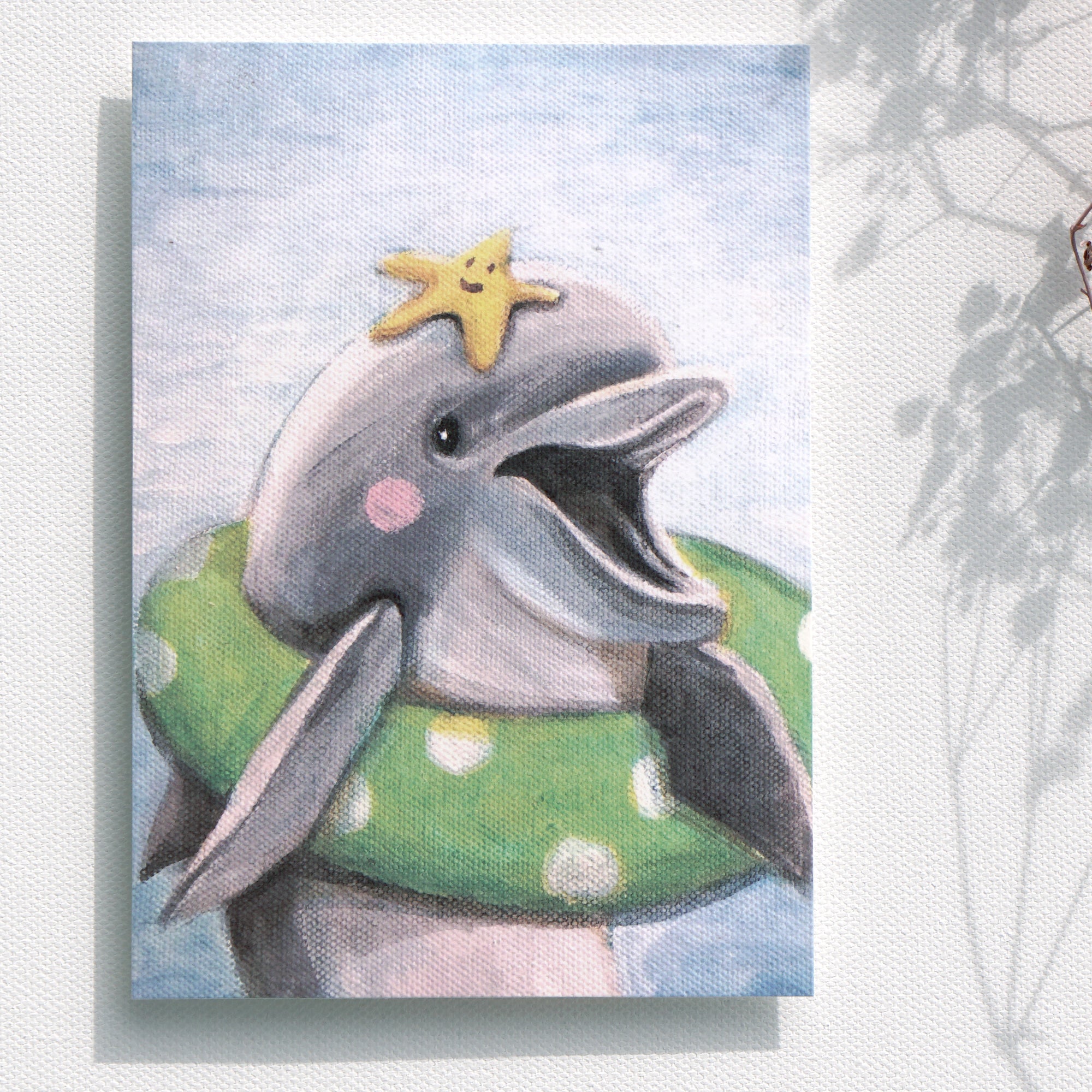 Postcards - Dolphin Swimming Circle