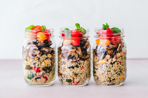 mason jar meal prep