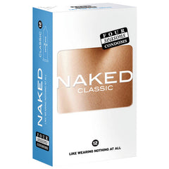 Naked Classic Condoms - Ultra Thin Lubricated Condoms - 12 Pack