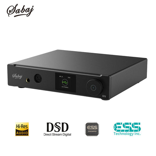 Sabaj D5 Hi-Res Audio Digital to Analog Converter Balance HiFi Headpho –  Pete's Audio Tuners & Amplifiers