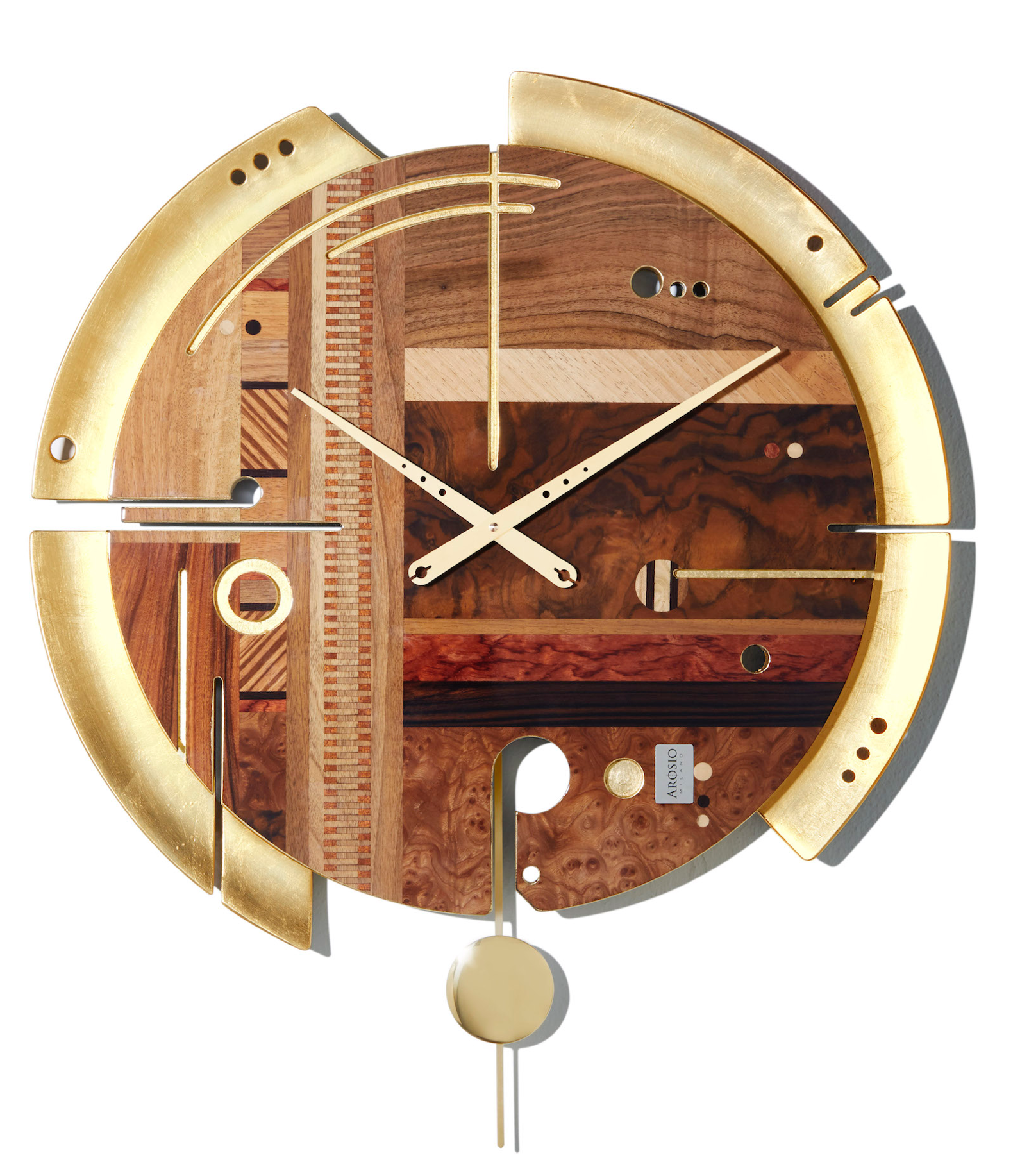 Luxury Gold Wall Clock Samada Gold By Arosiomilano Arosiomilano By Midarte