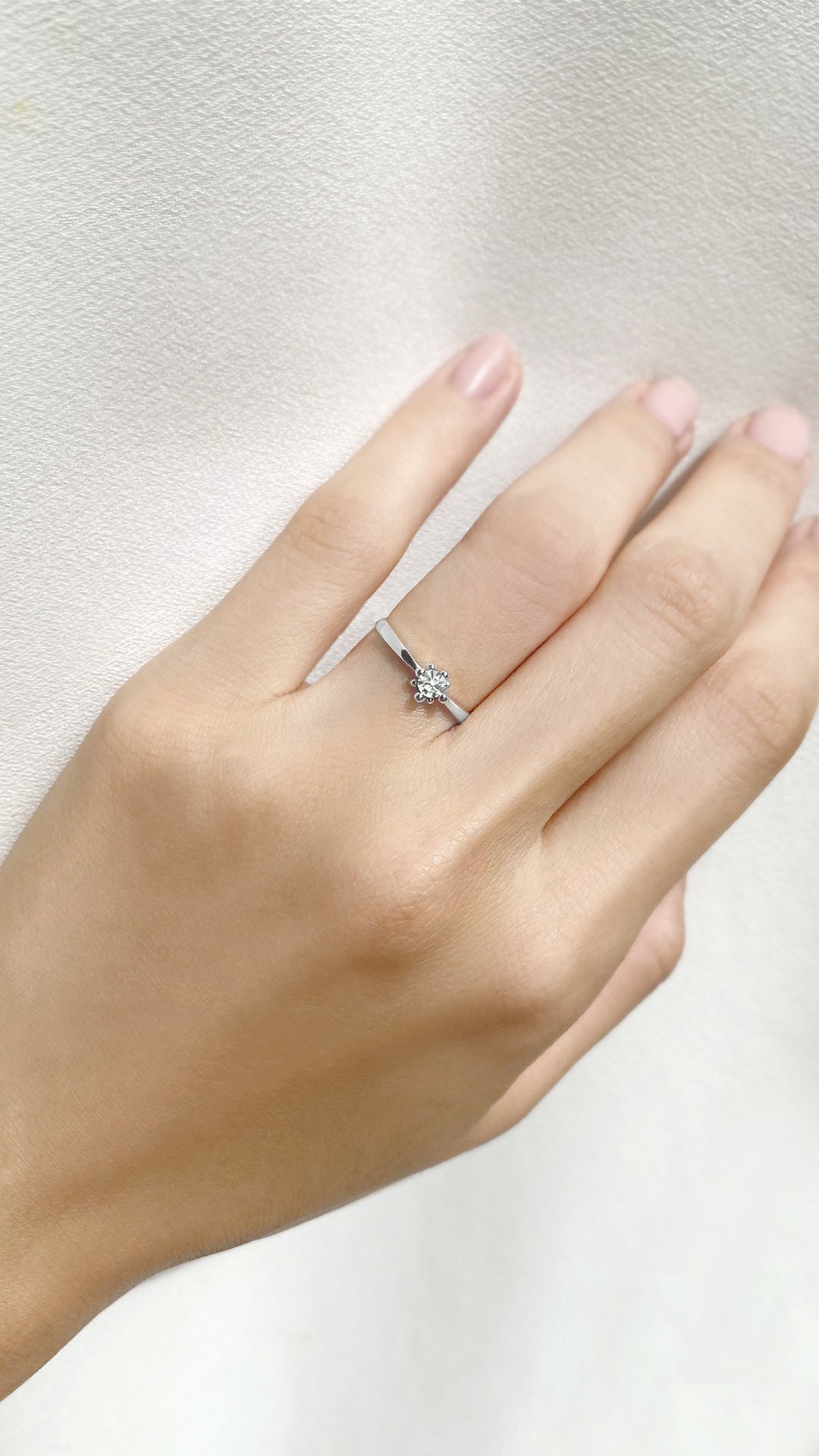 Lolita 9K White Gold Diamond Ring by CARAT* LONDON – CARAT* London UK