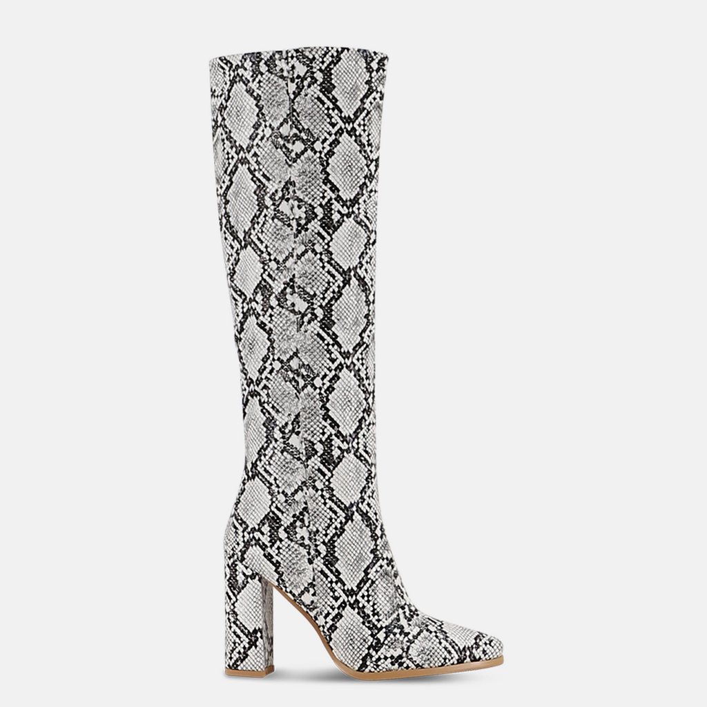 evelyn boot in snakeskin