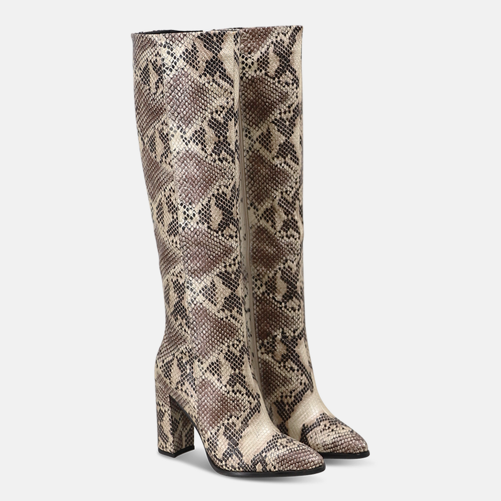 evelyn boot in snakeskin