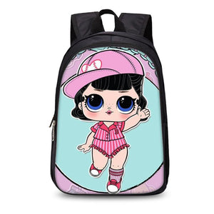 Lol Surprise 3d Print Blue Backpack School Bag Backpackpricing - roblox backpack reflective school bag notebook backpack