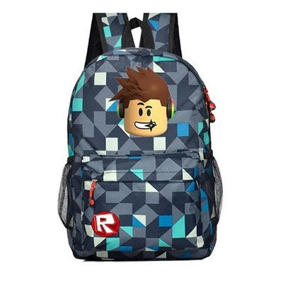 Roblox Boys Girls Durable Graffiti Canvas Backpack For School 17 - boys accessories roblox galaxy backpack kids boys girls