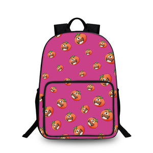 Girls School Fortnite Tomato Head Dots Backpack Lightweight - fortnite tomatohead roblox