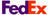 Logo Fedex cu o pereche de foarfece pentru transport gratuit