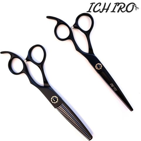 Ichiro Matte Black Hair Cutting Scissor  Matte Black Shears - Japan  Scissors USA