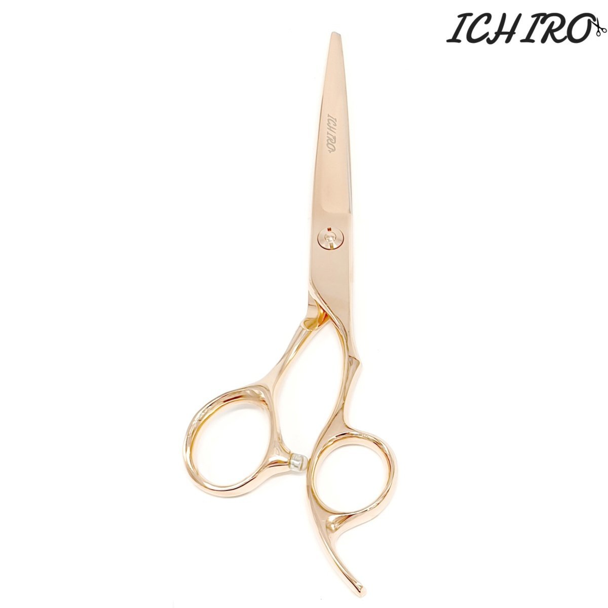 Ichiro Pink Rose Gold Scissors For Hairdressing