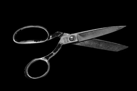 An example of pure steel scissors shears image