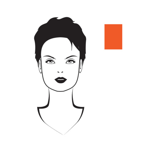 The rectangle face shape that suits short hairstyles