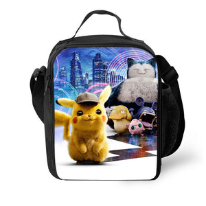 2019 Pokémon Detective Pikachu 3d Pattern Large Capacity Lunch Bag - detective pikachu closed roblox