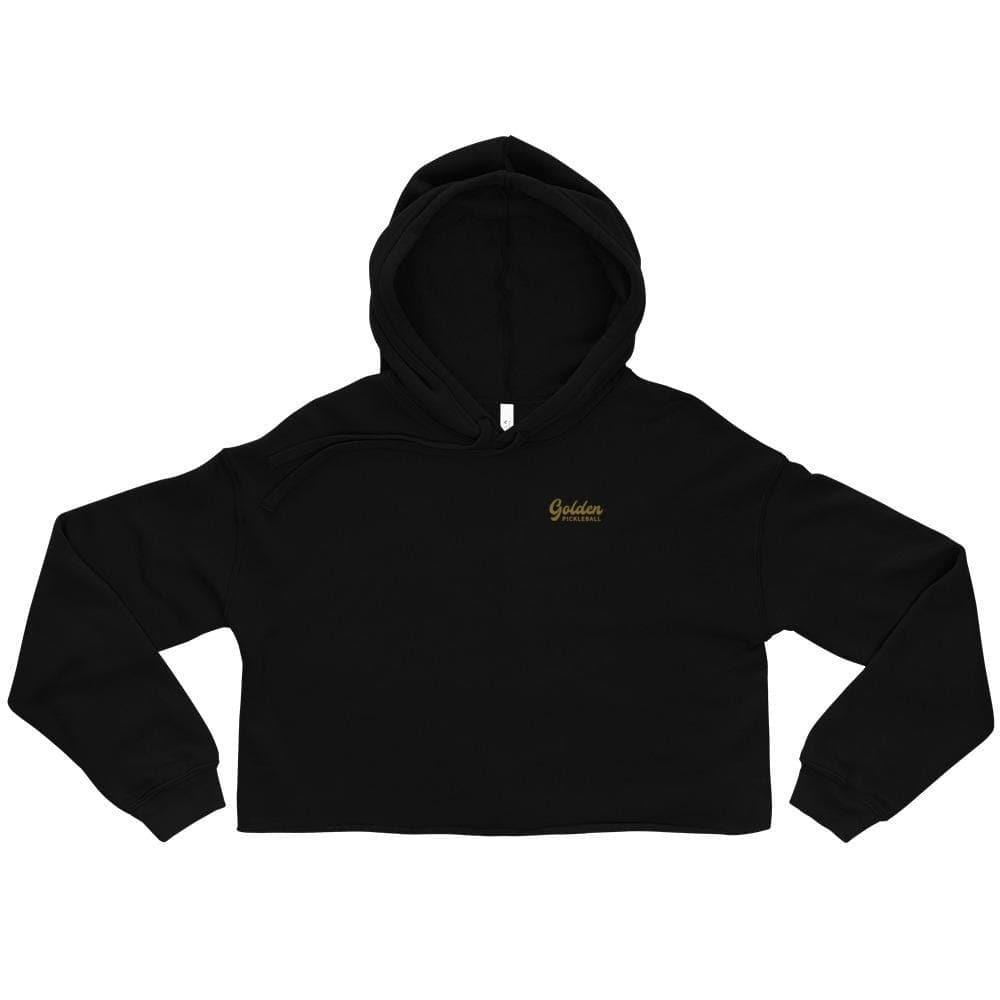 Golden Logo Crop Hoodie - Golden Pickleball product image