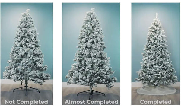 artificial Christmas tree shaping process