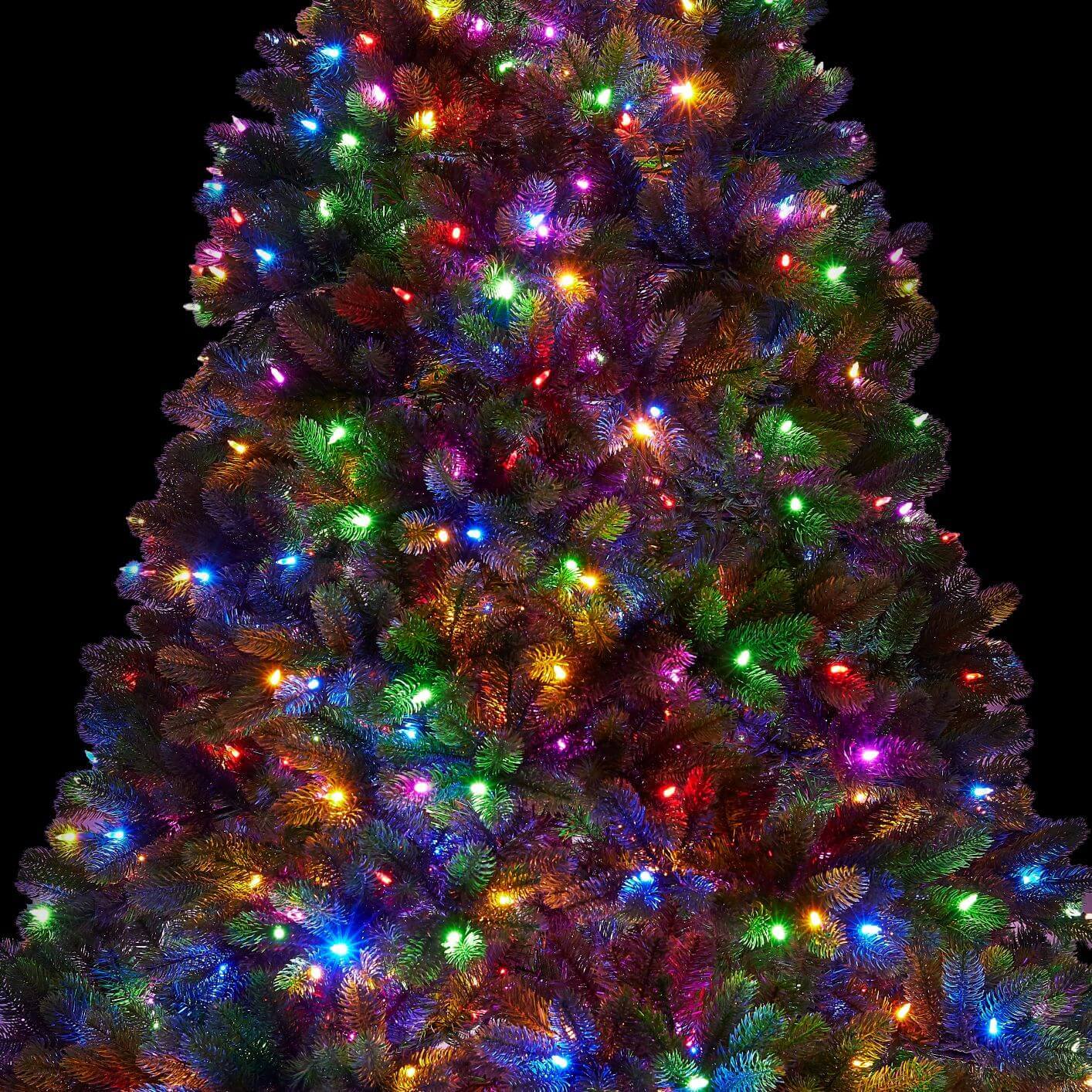 Led multicolor christmas tree lights