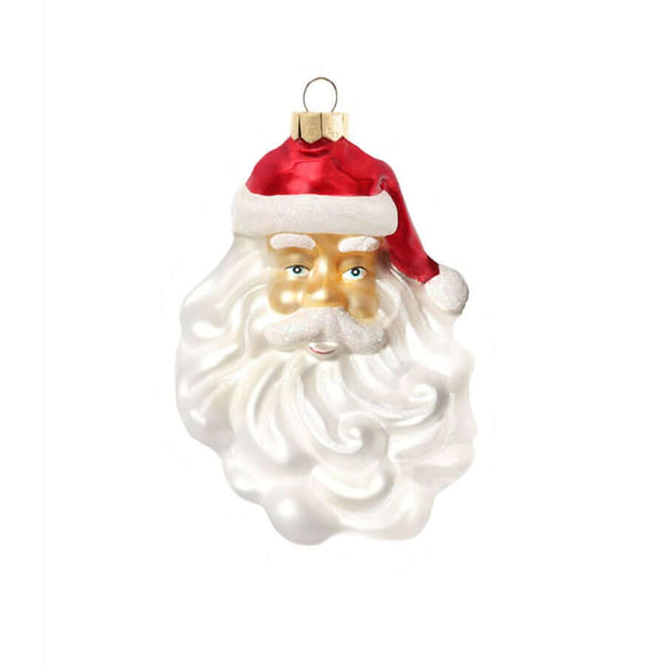 4 Pack Santa Glass Ornament - King of Christmas