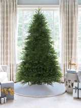 9' King Fraser Fir Quick-Shape Artificial Christmas Tree Warm White ...