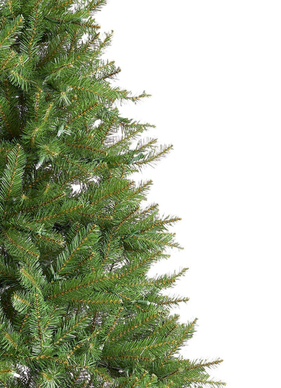 7.5 Foot Yorkshire Fir Artificial Christmas Tree 600 LED Lights - King ...