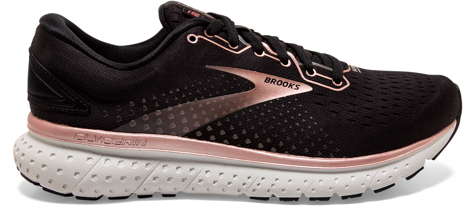 rose gold brooks shoes