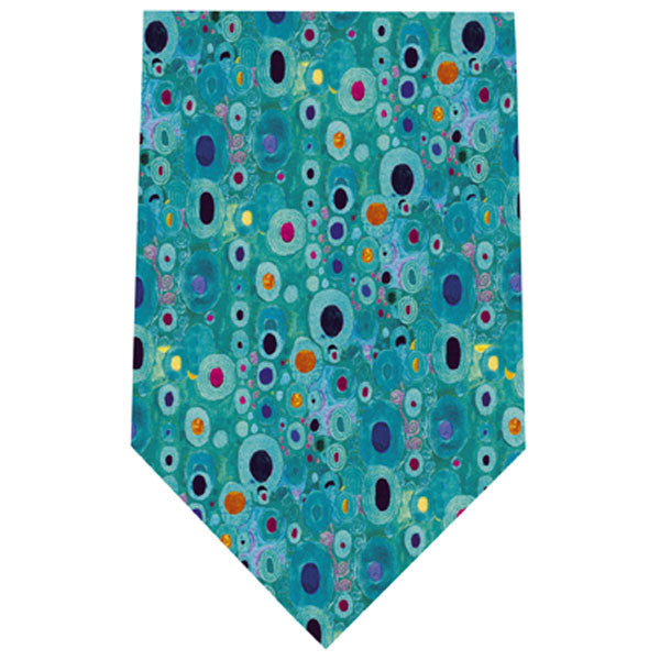 Klimt Silk Tie - Hope II in Turquoise