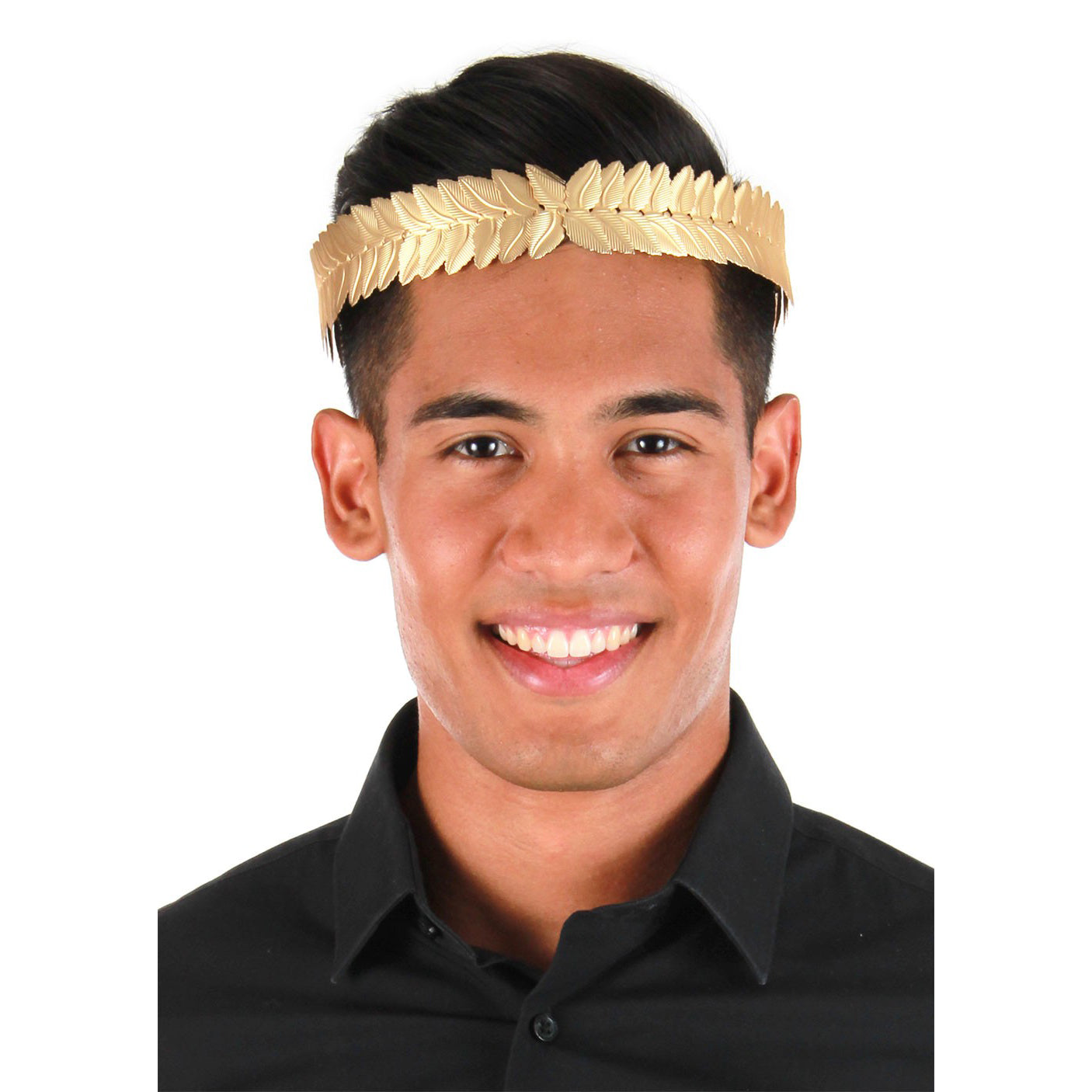 Gold Laurel Leaf Caesar Crown