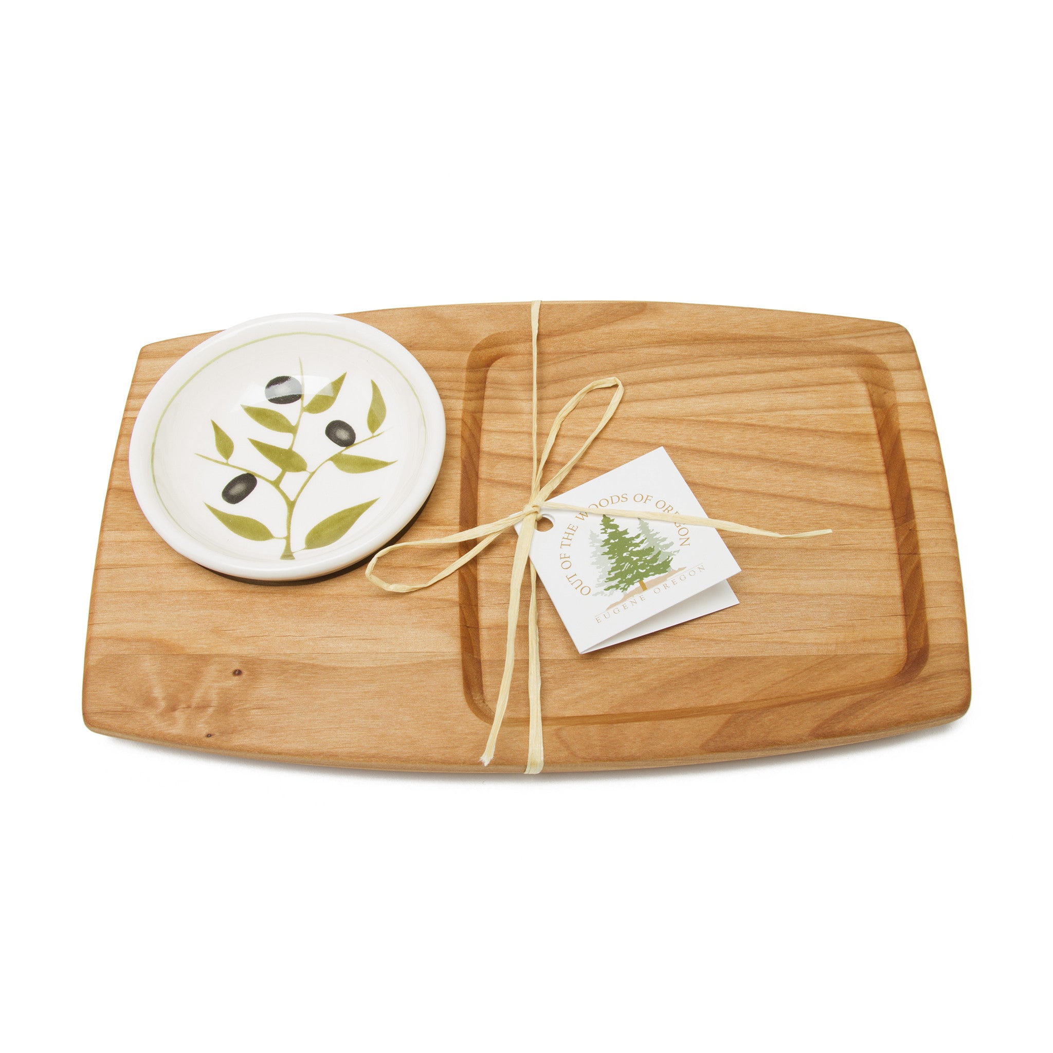 Appetizer Board with Olive Dish