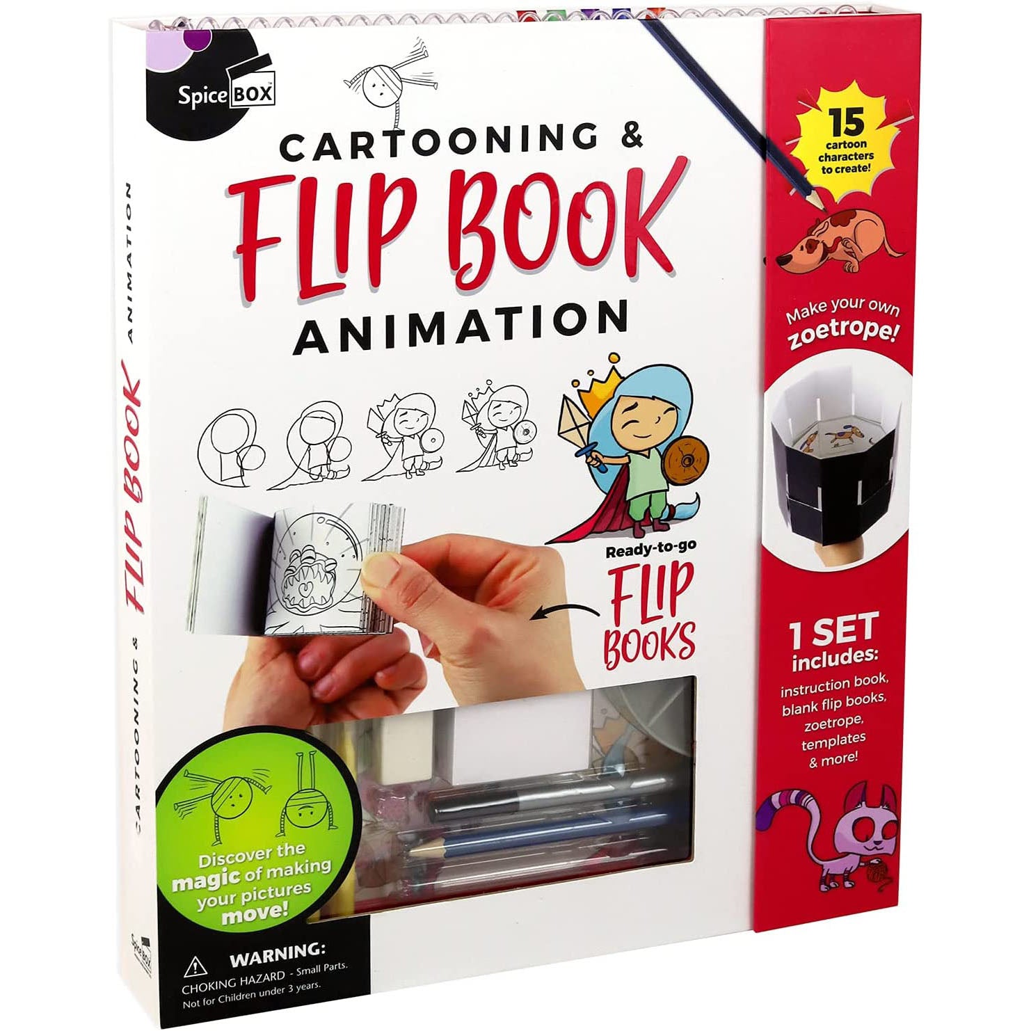 Cartooning & Flip Book Animation Kit