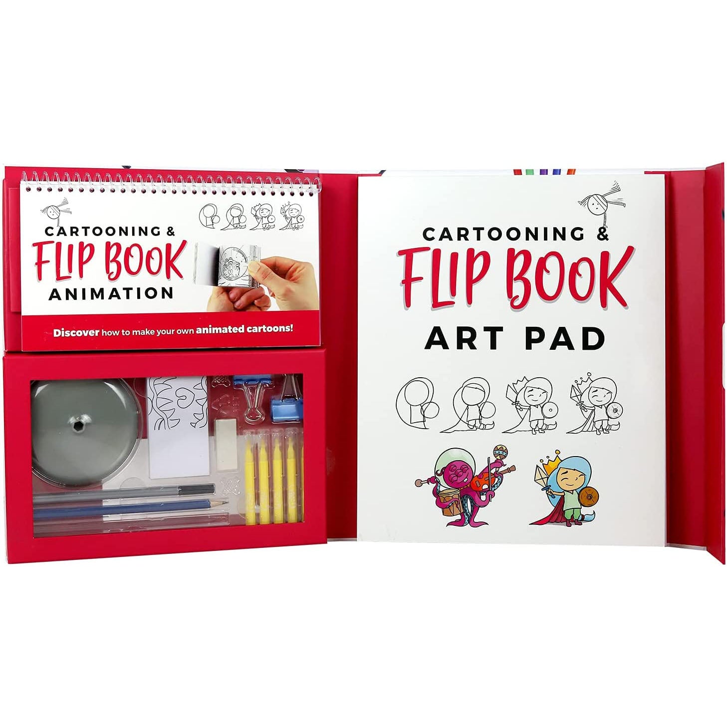 Cartooning & Flip Book Animation Kit