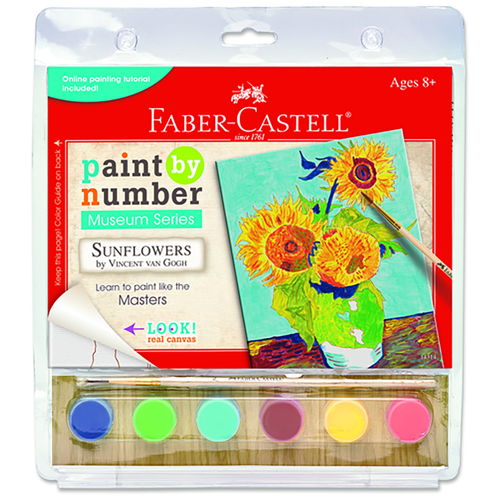 Paint-by-Number Guided Art Set - Van Gogh's Sunflowers