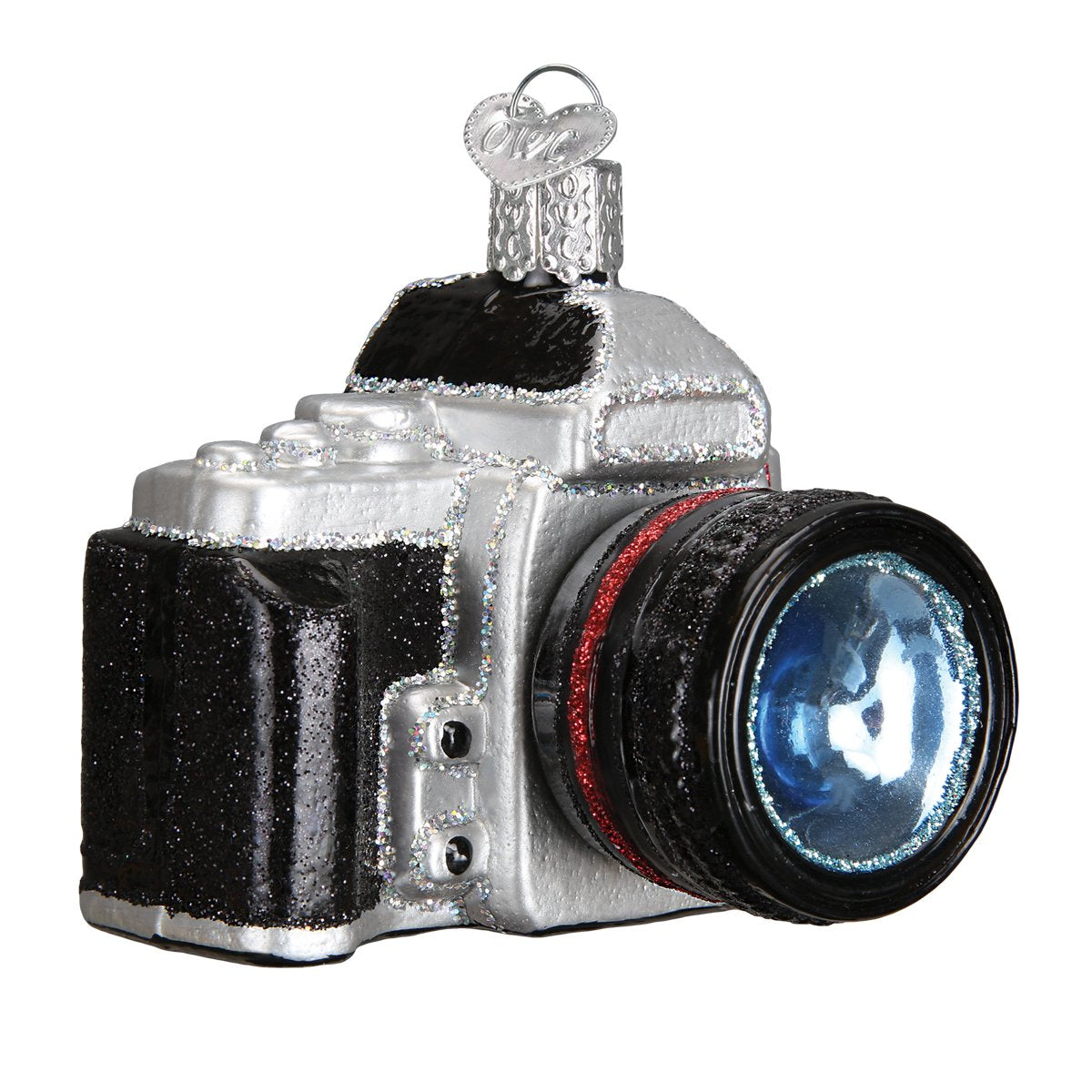 Handblown Glass Ornament - Camera