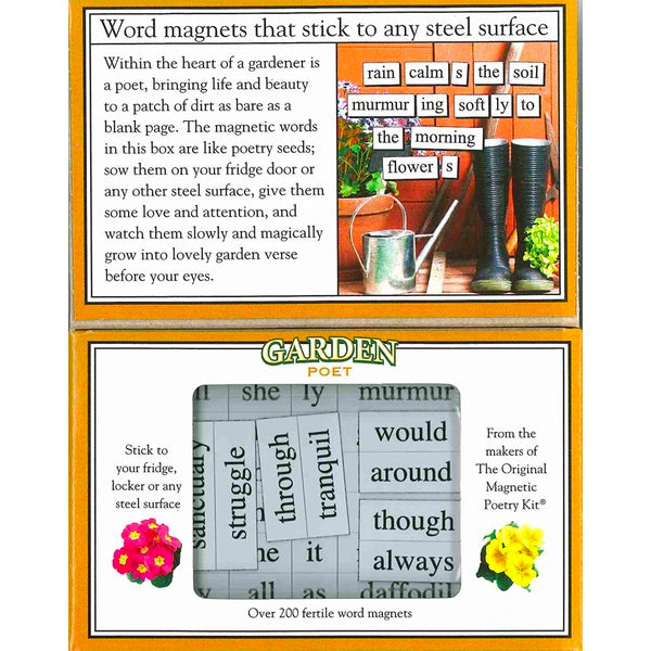 Magnetic Poetry Set - Garden Poet