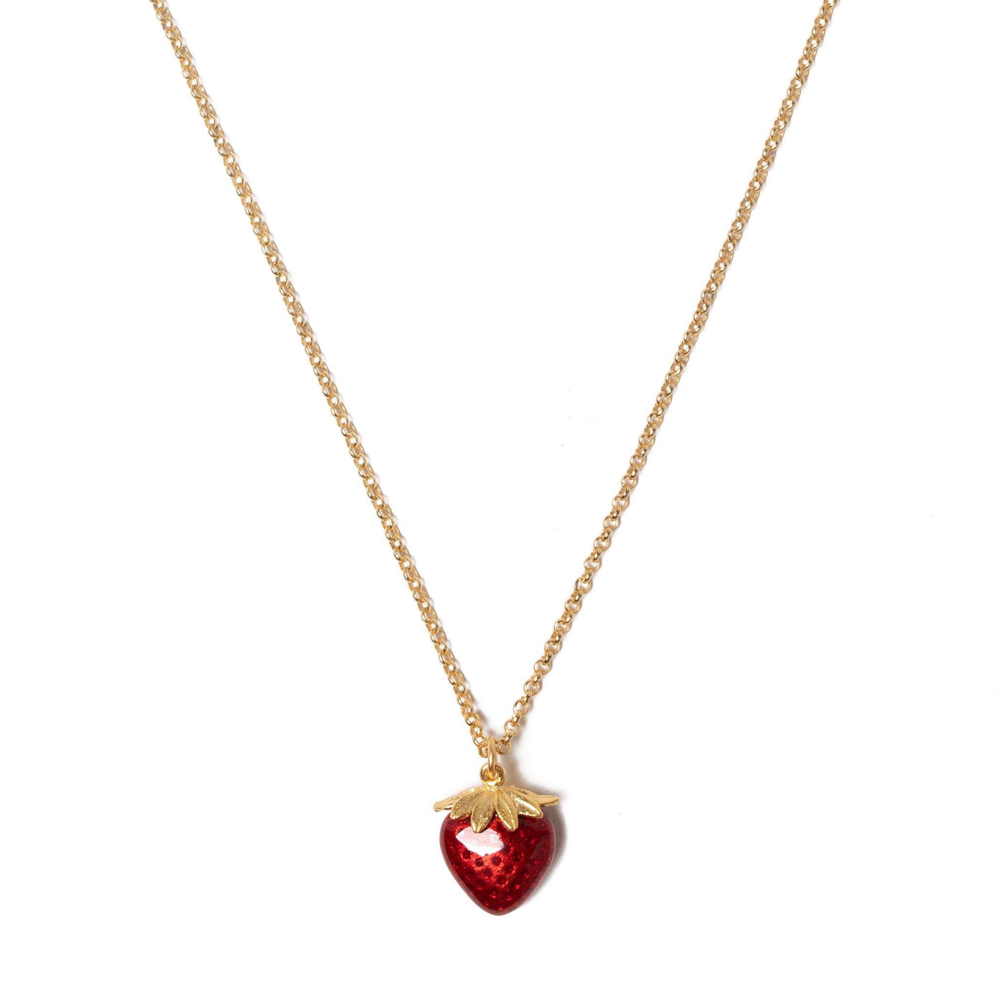 Petite Strawberry Pendant